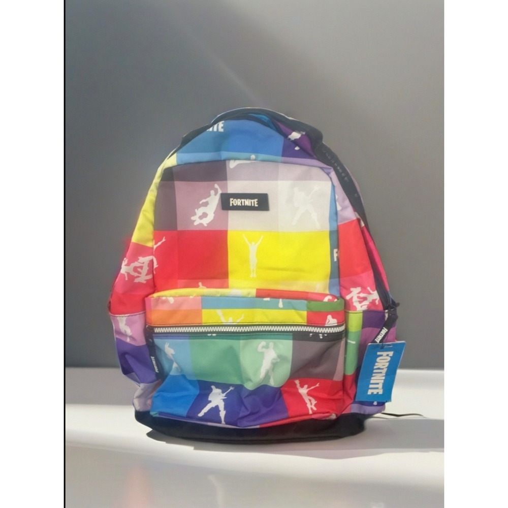 FORTNITE Backpack Multicolor for School with Pockets Brand New with tags